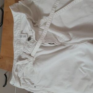 Super baggy loose fit white jeans